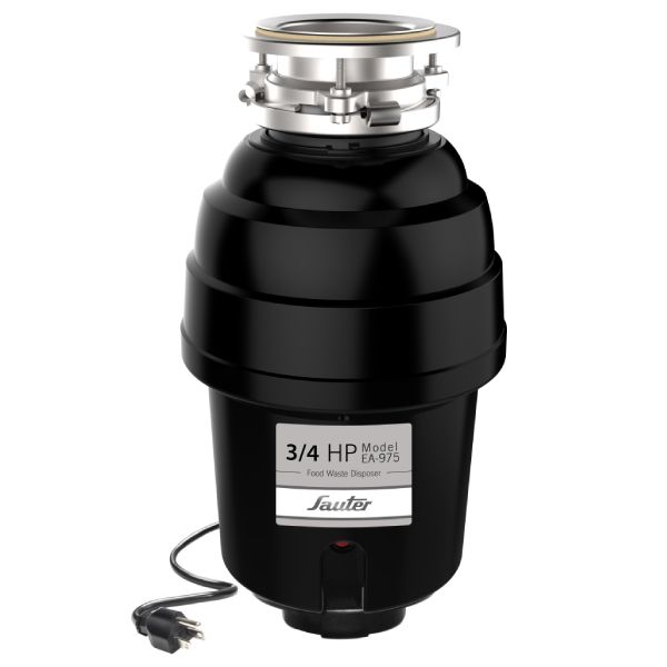 טוחן אשפה 0.75 כ"ס SAUTER דגם EA975 3/4 HP DELUXE שחור יבואן רשמי טוחן אשפה 0.75 כ"ס SAUTER דגם EA975 3/4 HP DELUXE שחור יבואן רשמי