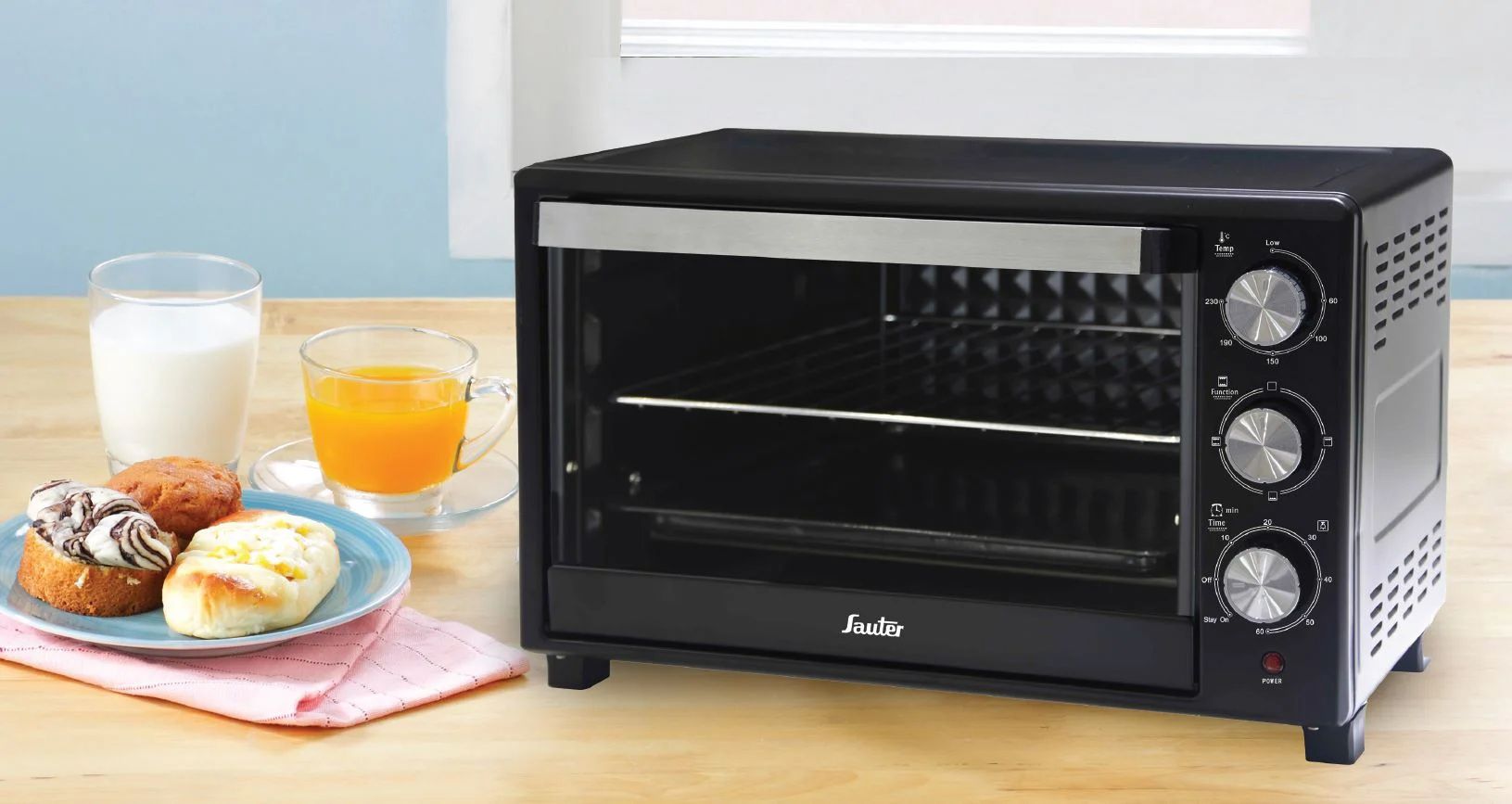 טוסטר אובן SAUTER דגם TO2323B שחור יבואן רשמי טוסטר אובן SAUTER דגם TO2323B שחור יבואן רשמי