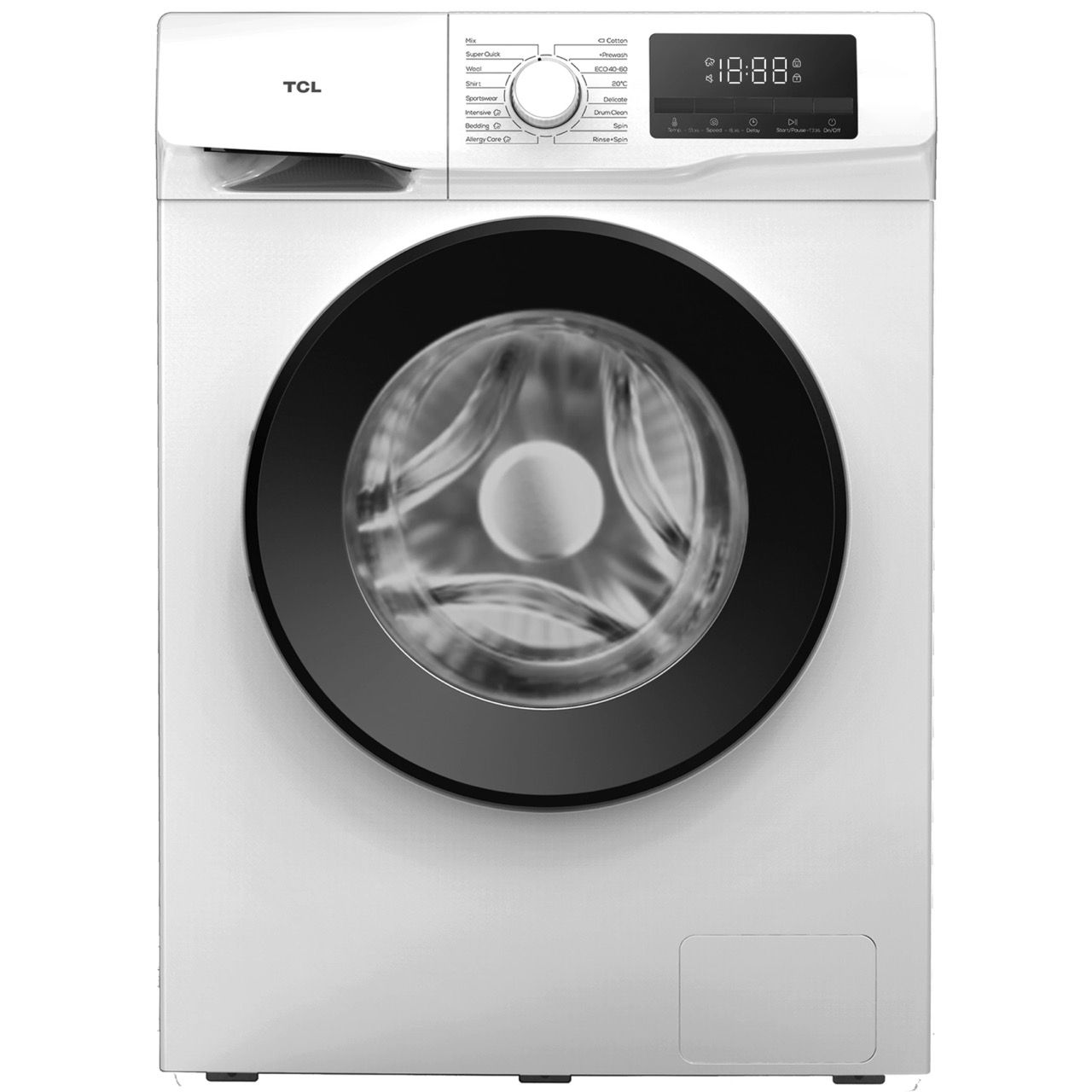 מכונת כביסה 7 ק"ג 1400 סל"ד TCL P607FLW | אספקה מהירה מכונת כביסה 7 ק"ג 1400 סל"ד TCL P607FLW | אספקה מהירה