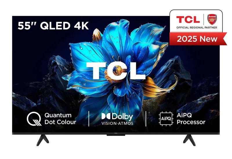 טלוויזיה חכמה 55 אינץ' דגם QLED 4K סדרה TCL 55P7K עם Google TV טלוויזיה חכמה 55 אינץ' דגם QLED 4K סדרה TCL 55P7K עם Google TV