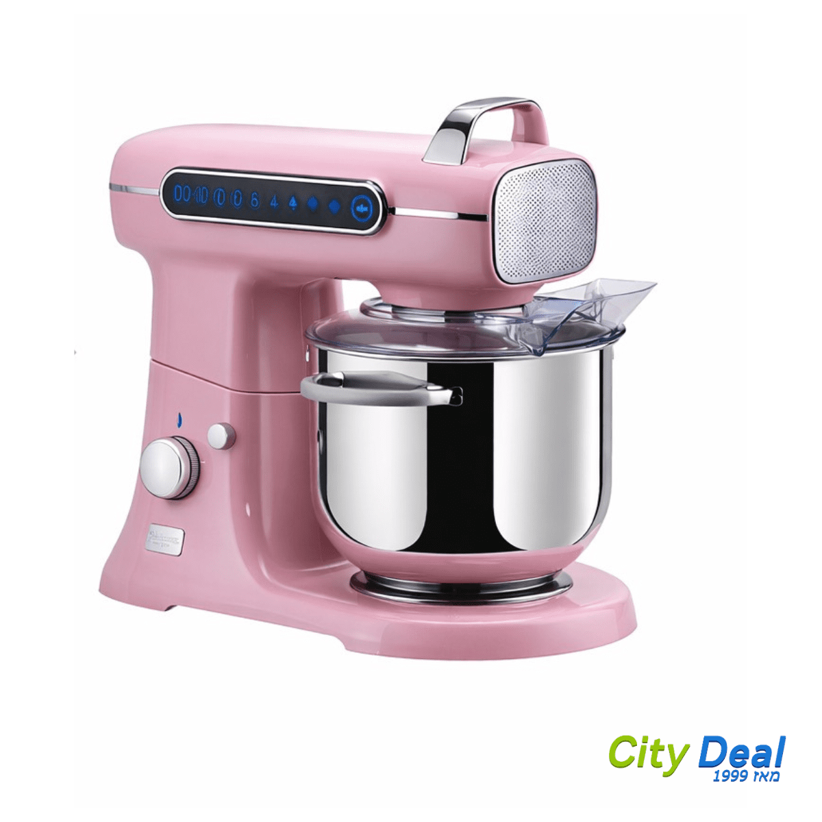 Davo Pro 5750 - מיקסר מקצועי עוצמתי 1800W עם קערה 7 ליטר ללישת בצקים כבדים, שקט ויציב במיוחד בצבע ורוד | יבואן רשמי | משלוח מהיר Davo Pro 5750 - מיקסר מקצועי עוצמתי 1800W עם קערה 7 ליטר ללישת בצקים כבדים, שקט ויציב במיוחד בצבע ורוד | יבואן רשמי | משלוח מהיר