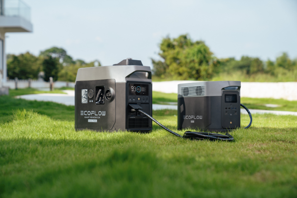 EcoFlow Smart Generator Dual Fuel חיבורים ובטיחות חיבורי EcoFlow Smart Generator Dual Fuel