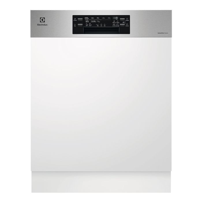מדיח כלים חצי אינטגרלי Electrolux דגם EEM48300IX יבואן רשמי מדיח כלים חצי אינטגרלי Electrolux EEM48300IX מאפשר בחירה גמישה בזמן הדחה עם מערכת MyTime וטכנולוגיית SENSORCONTROL עם אופציית AutoFlex המתקדמת ופונקציית AirDry, הוא מספק ניקוי אוטומטי וייבוש מהיר. כולל תוכניות קצרות, טיימר הפעלה מאוחרת והדחה Eco 50°C, תווית אנרגיה גבוהה על פי תקן אירופאי חדש, ספק האנרגיה חסכוני ושקט בעל עמדה עם קריסטל.