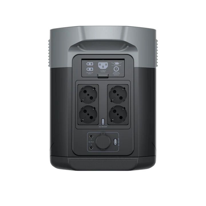 EcoFlow DELTA 2 Max לקמפינג, שטח וקרוואן תחנת כוח EcoFlow DELTA 2 Max בשימוש בקמפינג ובשטח