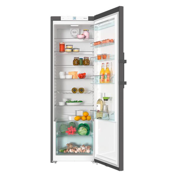K28202D מקרר Miele K28202D: שילוב חסר תקדים של נפח אחסון עצום, טכנולוגיית קירור מתקדמת וחיסכון בחשמל.