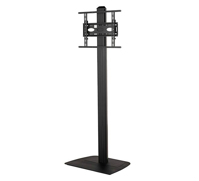 מעמד רצפתי למסך BTECH BT8582 עד 65 אינץ' מעמד רצפתי למסך BTECH BT8582 עד 65 אינץ' בעיצוב אלגנטי עם בסיס יציב וניהול כבלים מובנה