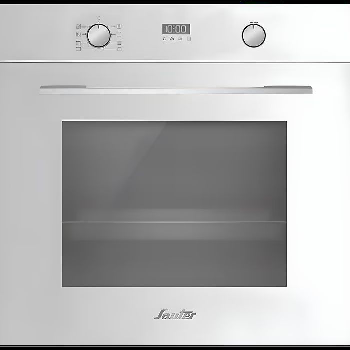 5050W תנור אפייה בנוי פירוליטי 66 ליטר Sauter CUSINE 5050W - לבן, טורבו, דירוג A - אחריות יבואן רשמי