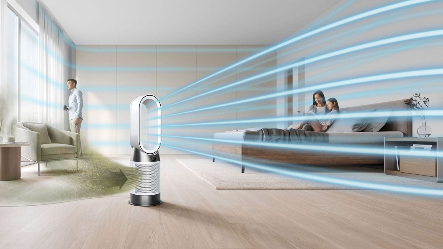 מסנן/מטהר אוויר Dyson דגם: HP10 - חם וקר | יבואן רשמי HP10: מסנן/מטהר אוויר מבית דייסון חדשני ומשתלם