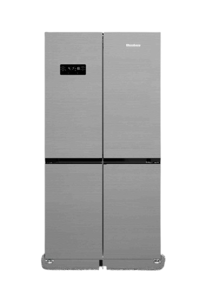 מקרר 4 דלתות בלומברג Blomberg KQD1628XP חזית נירוסטה