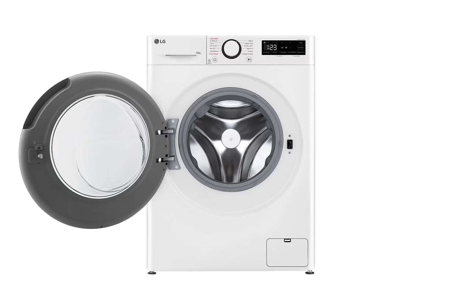 מכונת כביסה LG F14R33WHS עם דלת פתוחה מכונת כביסה LG F14R33WHS עם דלת פתוחה