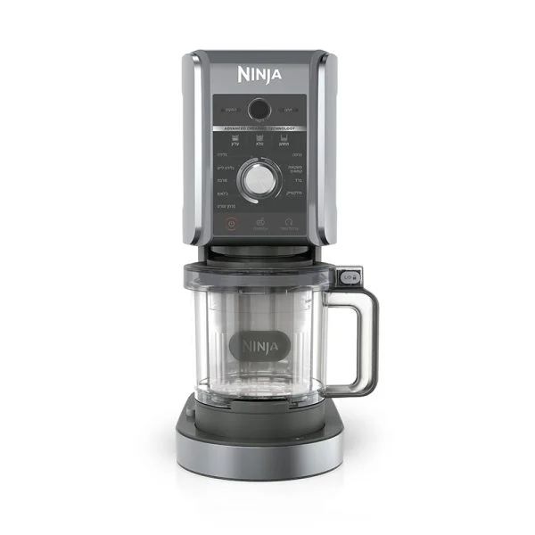 מכונת גלידה Ninja Creami Deluxe XL NC503IS להכנת גלידה, סורבה ויוגורט קפוא בבית מכונת גלידה Ninja Creami Deluxe XL NC503IS להכנת גלידה, סורבה, פרוזן יוגורט ופרפה – עם טכנולוגיית Creamify, מנוע 800W, פעולה כפולה ותצוגה בעברית