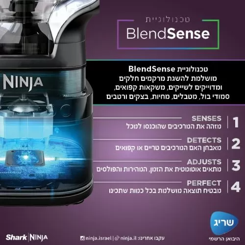 דיסק פריסה וגירוד דו‑כיווני – אביזר כלול ב‑Ninja Detect TB403