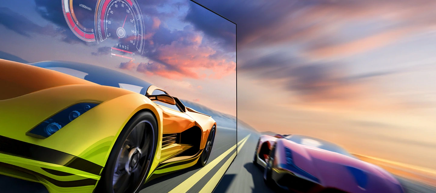 Samsung QE85QN70F – גיימינג חלק עד 144Hz עם VRR ו־FreeSync Premium חוויית גיימינג בטלוויזיה Samsung QE85QN70F עם Motion Xcelerator 144Hz ו־FreeSync Premium