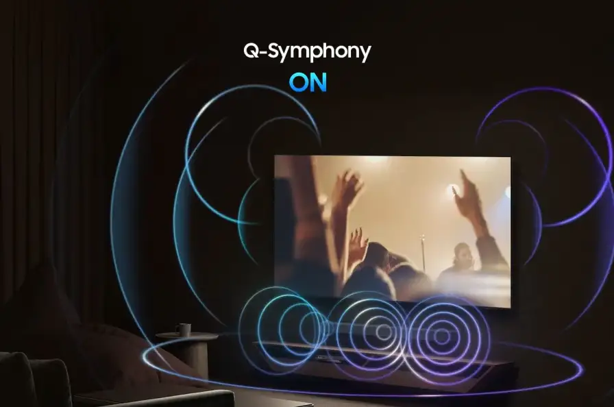 Samsung QN85F SmartThings – בית חכם במרכז Samsung QN85F SmartThings – בית חכם במרכז