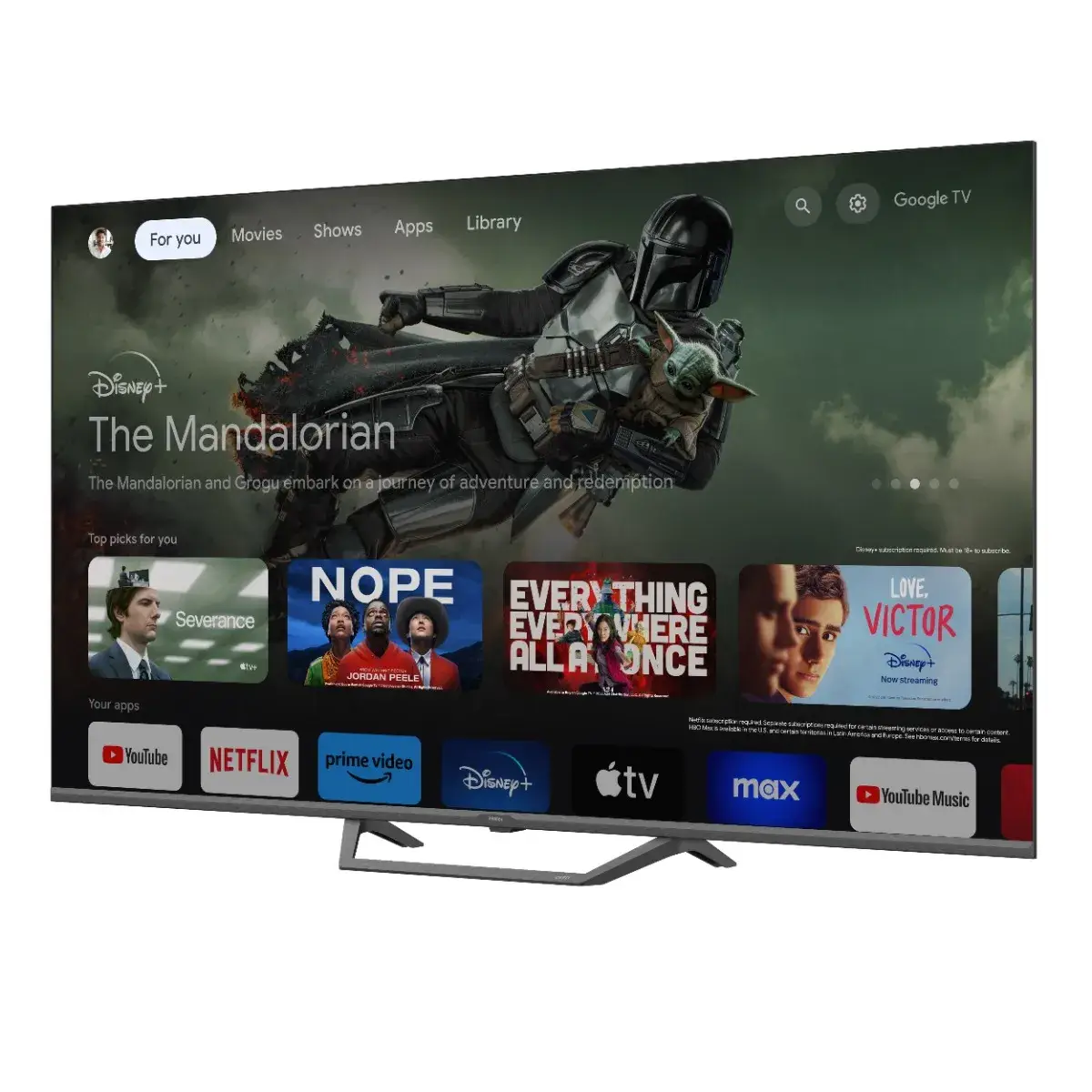 HAIER S80FUX טלוויזיה חכמה HAIER S80FUX – מסך QLED 4K עם Google TV