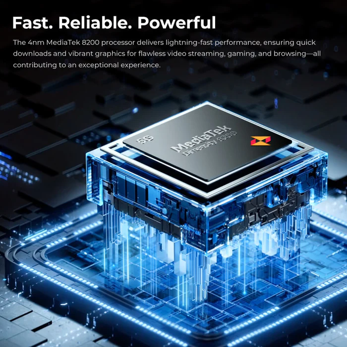 Oukitel WP200 Pro 5G - סוללה 8800mAh עצמתית Oukitel WP200 Pro 5G - מבט פנימי המדגיש את הסוללה