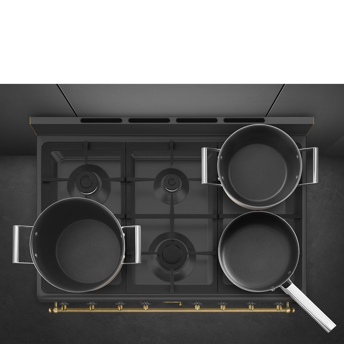 SMEG CO90 Black AirFry ו-Barbecue Grill