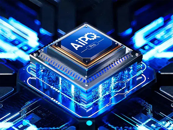 TCL 55C6K מעבד AiPQ Pro מעבד AiPQ Pro בטלוויזיה TCL 55C6K לשיפור צבע חדות ותנועה