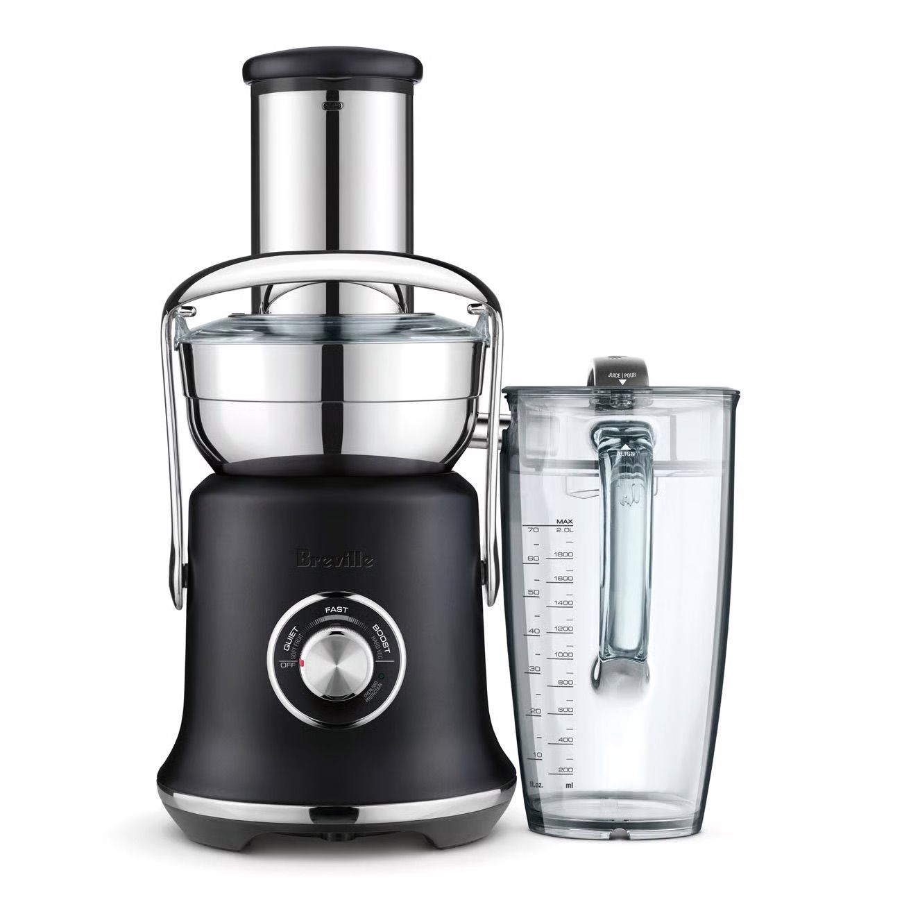 Breville BJE830BTR – Juice Fountain® Cold XL Breville BJE830BTR Juice Fountain Cold XL – תמונת Hero בצבע Black Truffle