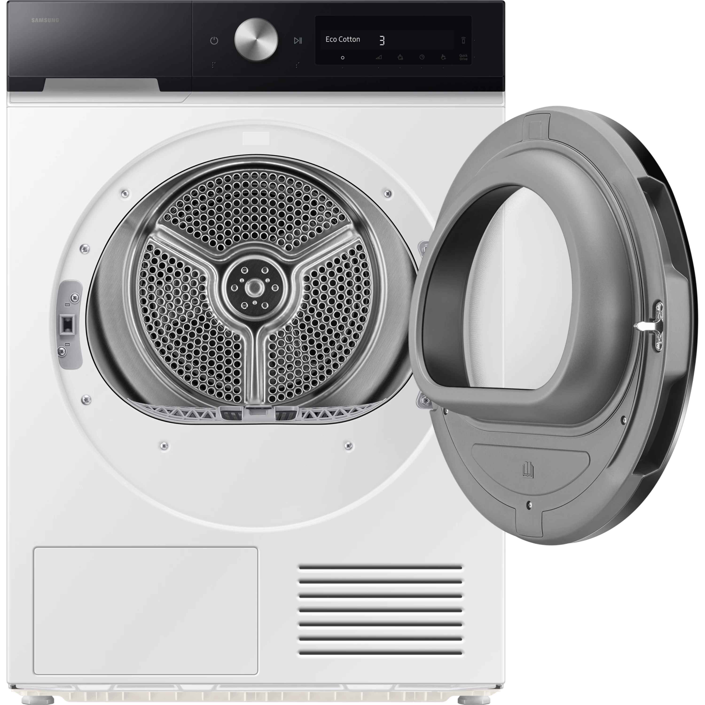 Samsung DV90DB7845GE דלת פתוחה ותוף פנימי מייבש כביסה Samsung DV90DB7845GE עם דלת פתוחה