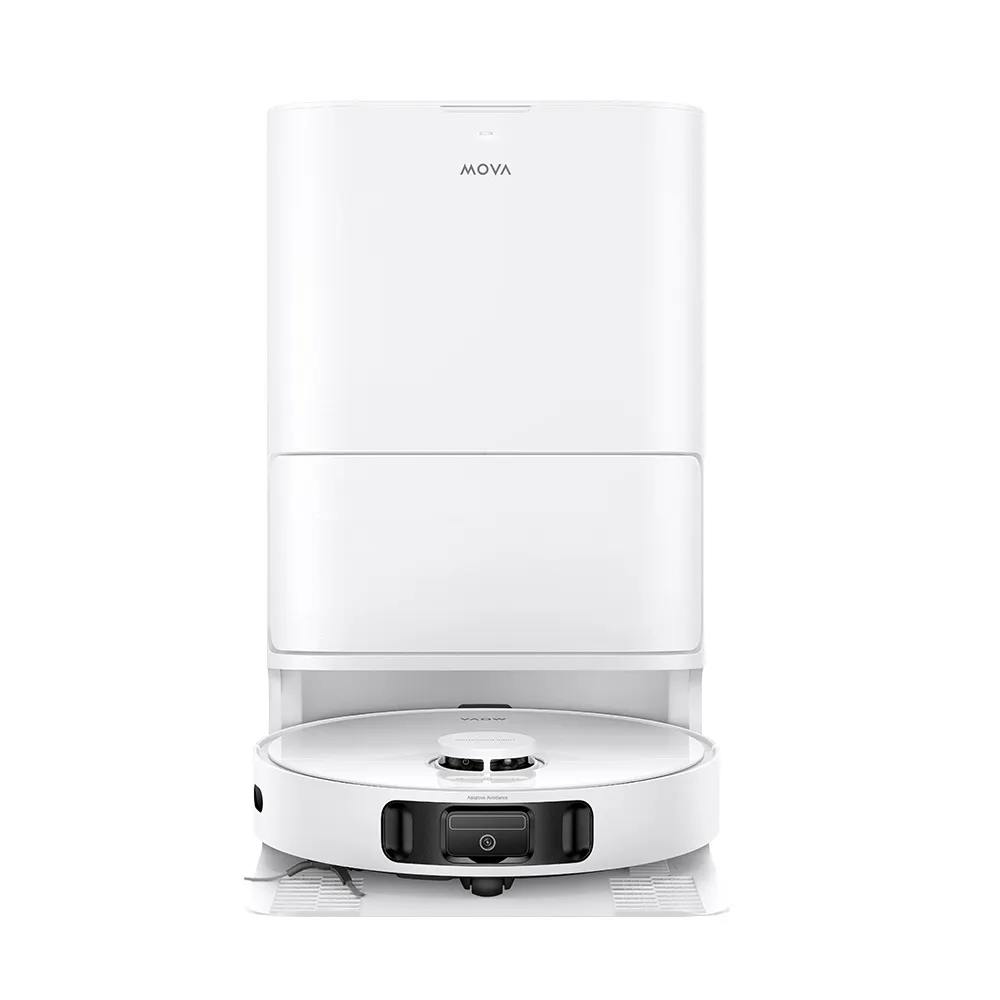 MOVA E40 Ultra - שואב שוטף רובוטי 19,000Pa עם תחנת All-in-One שואב שוטף רובוטי MOVA E40 Ultra עם תחנת עגינה All-in-One בצבע לבן
