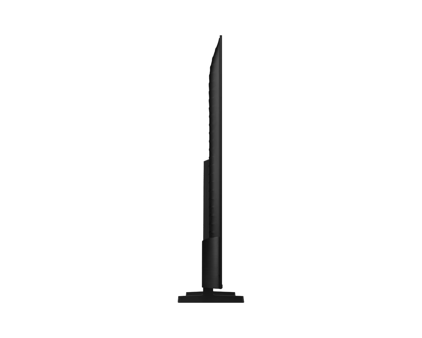 Samsung QE55Q6F עיצוב דק מהצד Metal Stream Samsung QE55Q6F תמונת פרופיל מהצד עיצוב דק Metal Stream