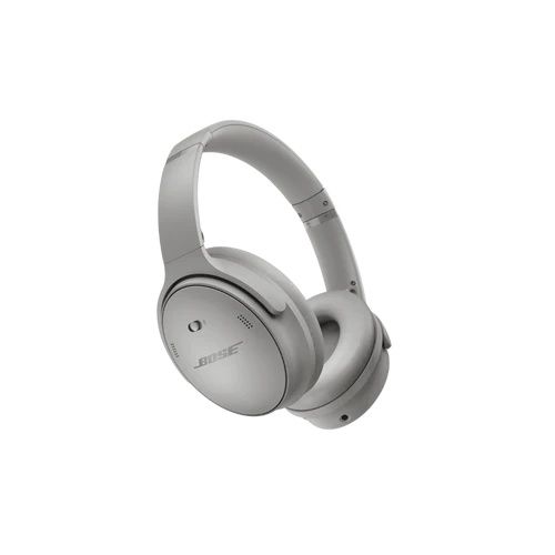 Bose QuietComfort Moonstone Grey Detail אוזניות בוס קוואייט-קומפורט בצבע אפור אור ירח מבט קרוב