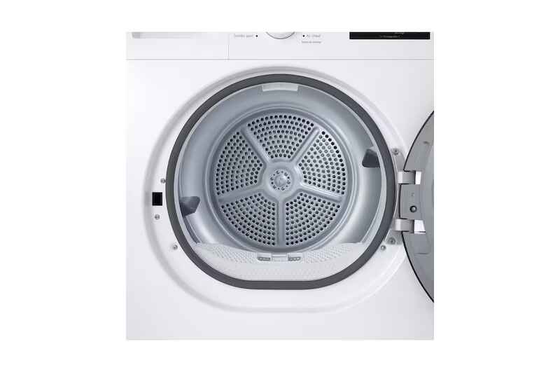 תוף מייבש כביסה LG RH8N15WH תוף מייבש כביסה LG RH8N15WH במבט קדמי