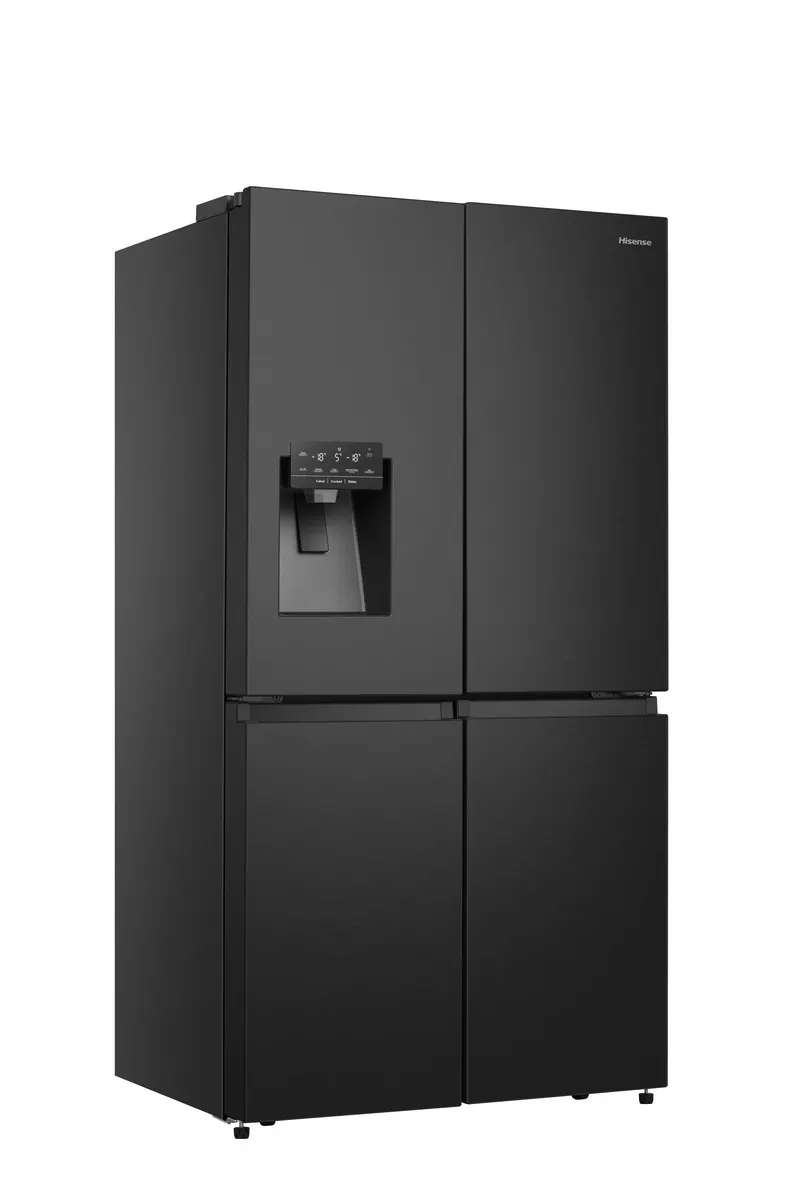 מקרר Hisense RQ760N4SBFE מבט צידי המדגיש את העיצוב המודרני