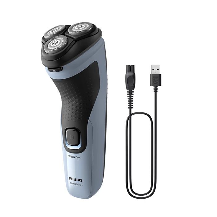 Philips Shaver X3003/02 - מפרט טכני מלא Philips Shaver X3003/02 מכונת גילוח חשמלית עם מפרט טכני מלא