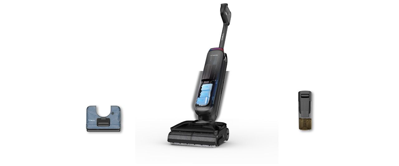 Tineco FLOOR ONE S9 Artist Steam - מסך LCD וחיווי חכם בזמן אמת מסך LCD של Tineco FLOOR ONE S9 Artist Steam עם חיווי חכם והתראות בזמן אמת