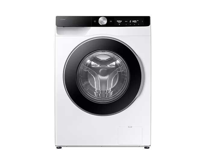 Samsung WW90DG6U95LKKJ מכונת כביסה 9 קג עם AI Wash ו-AI Ecobubble מכונת כביסה Samsung WW90DG6U95LKKJ לבנה 9 קג עם AI Wash ו-AI Ecobubble