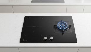 כיריים Midea - אינדוקציה Free Zone וכיריים גז מבער טורבו